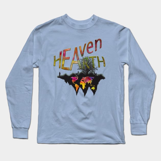 Heaven on Earth Long Sleeve T-Shirt by Just Kidding by Nadine May